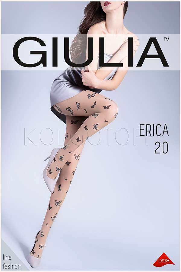 Колготки жіночі з візерунком GIULIA Erica 20 model 4
